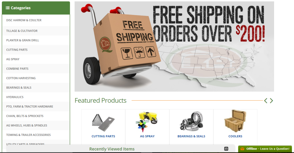 screenshot of B2Sell B2B & eCommerce